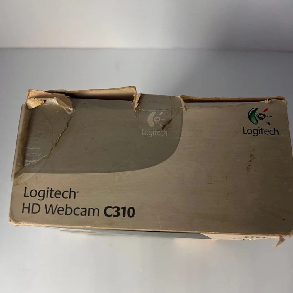 Logitech C310 HD Webcam - Black and Silver